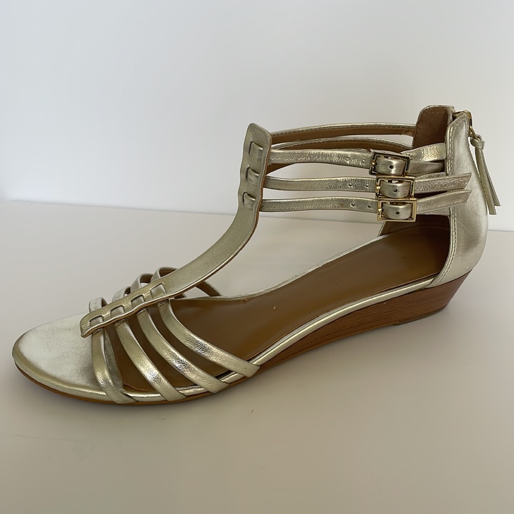Talbots Metallic Wedges - Picture 4 of 6